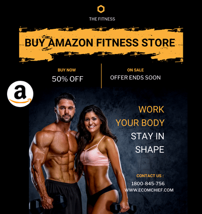 Buy a Profitable Amazon FBA Fitness Business - Your Health & Fitness Store